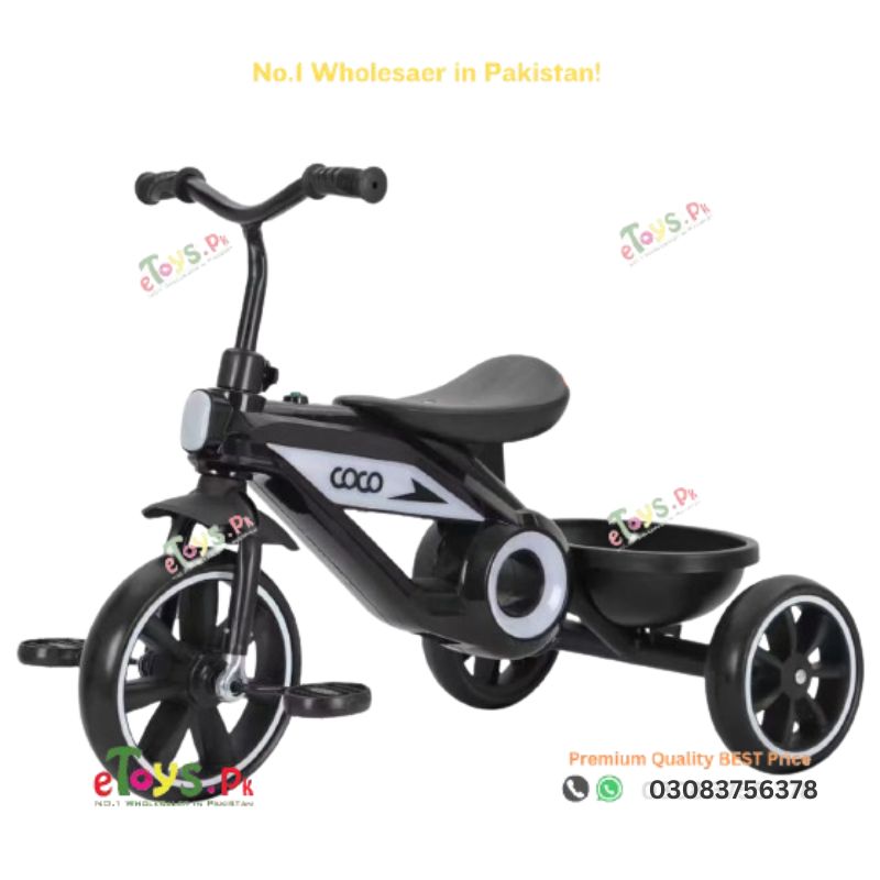 Black Tricycle For Kids