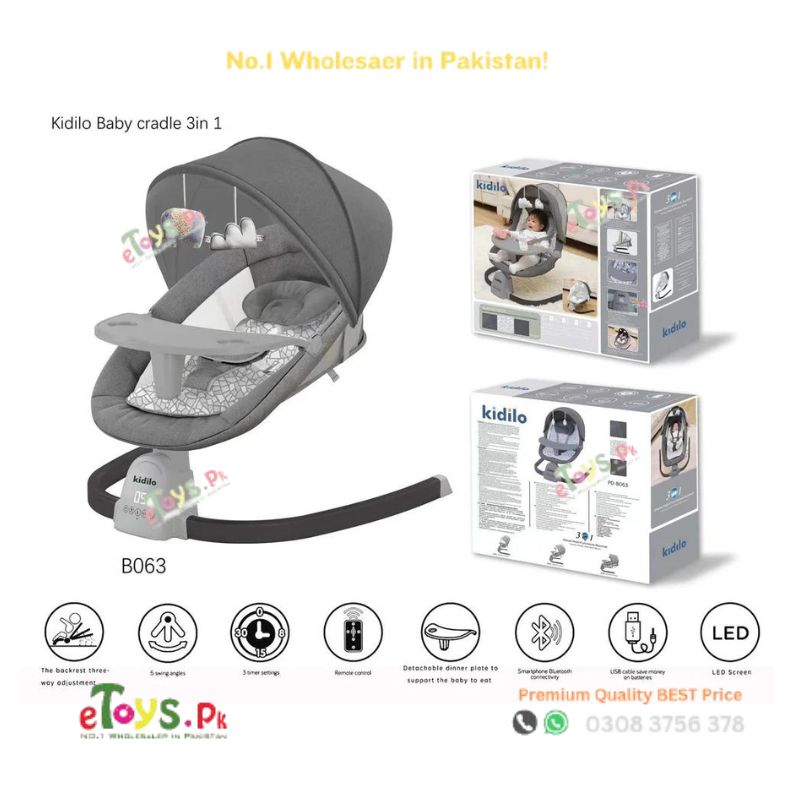 Kidilo Baby Electric Swing