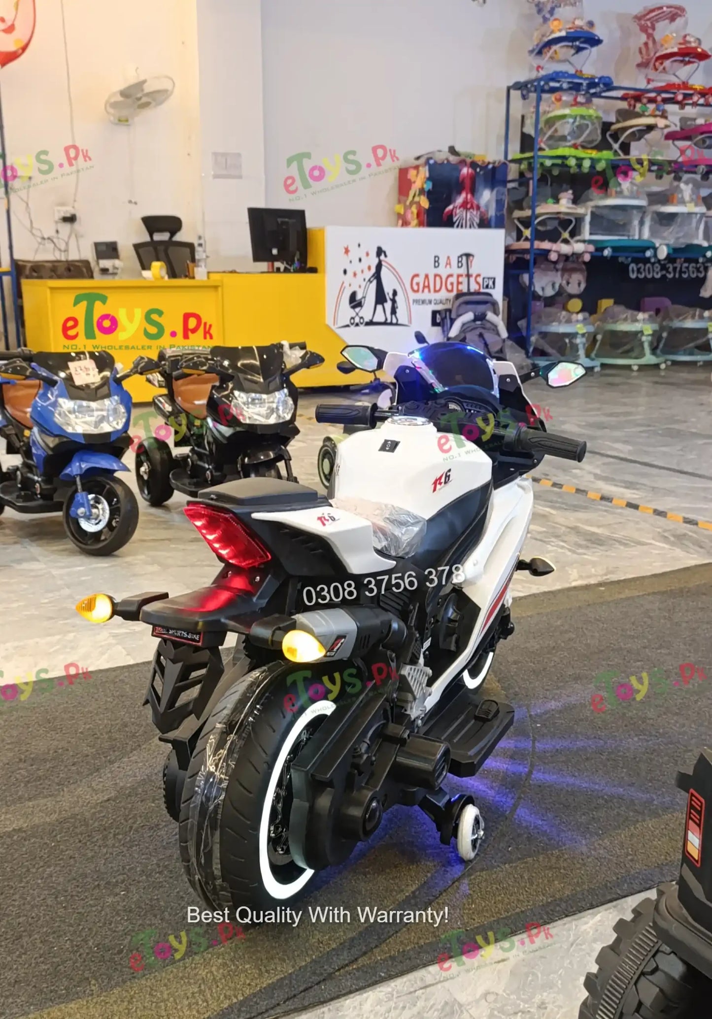 Kids Electric Bike R6 | 12V Battery | Ages 4–8