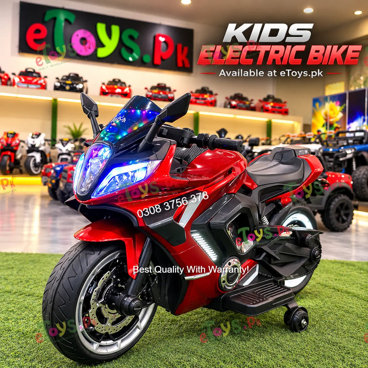 Kids Electric R9 Sports Bike | Ages 8–15