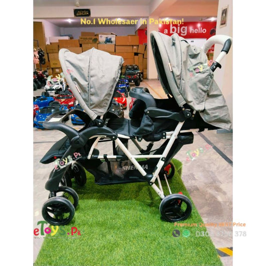 Twins Baby Pram Stroller in Pakistan