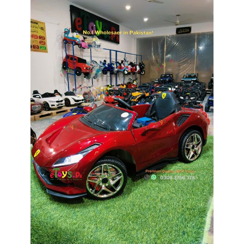 Luxury ferrari kids car Big Size for sale