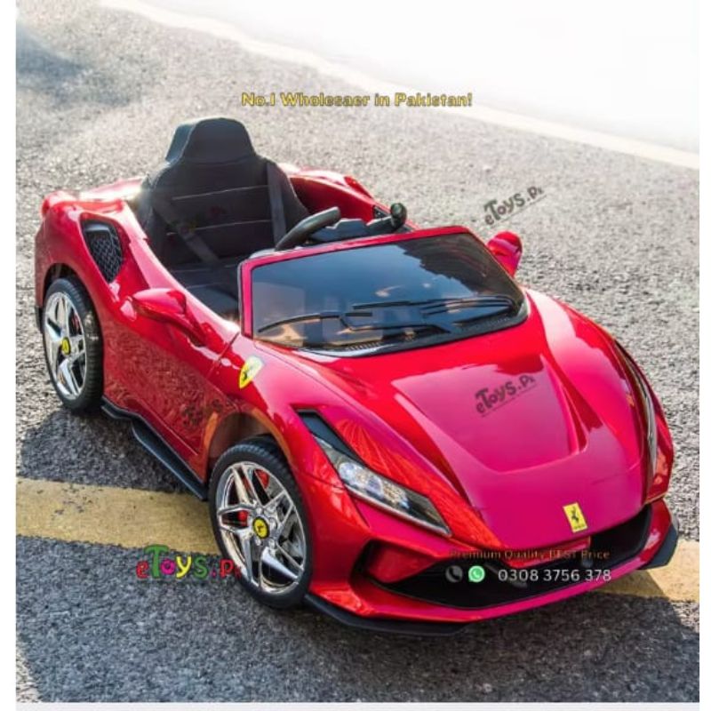 Luxury ferrari kids car Big Size for sale