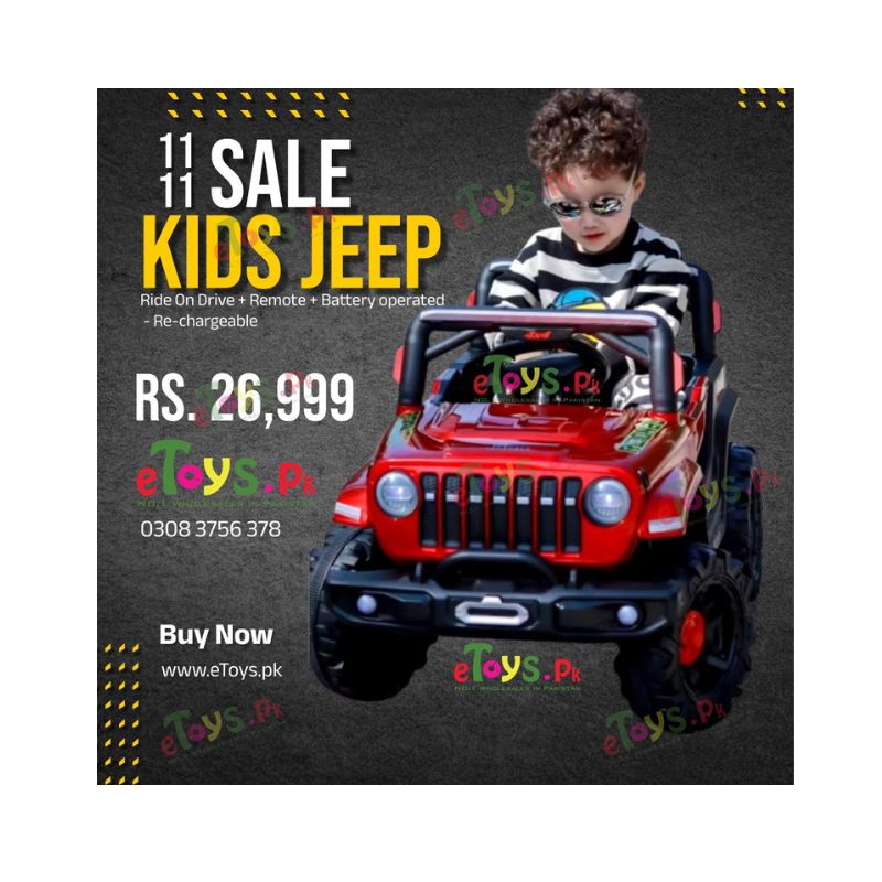 11.11 Sale Kids Electric Car Jeep