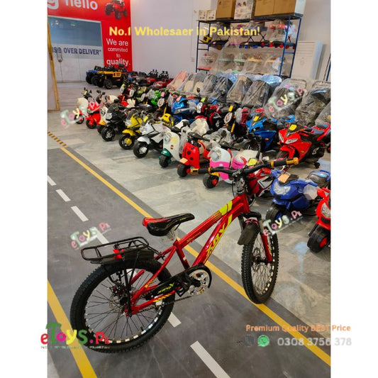 Kids Cycle 8 to 12 Years With Shocks