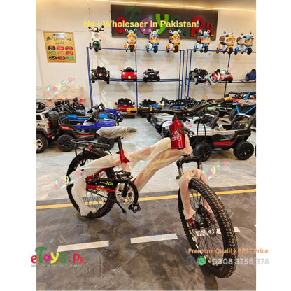 Kids Cycle 8 to 12 Years With Shocks