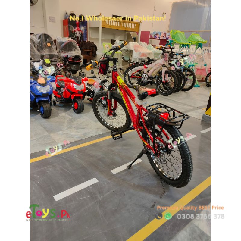 Kids Cycle 8 to 12 Years With Shocks
