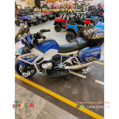 2 Seater Kids Police Bike