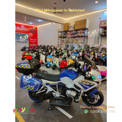 2 Seater Kids Police Bike