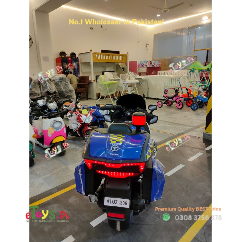 2 Seater Kids Police Bike