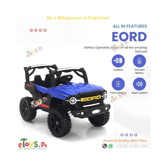Remote Control Ride On Jeep 2 Seater