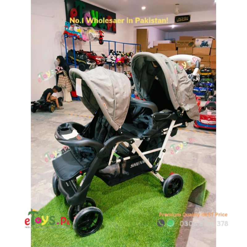 Twins Baby Pram Stroller in Pakistan