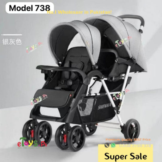 Twins Baby Pram Stroller in Pakistan