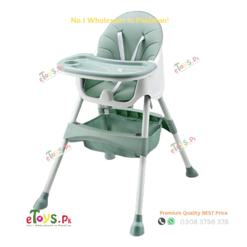 Baby High Chair with Adjustable Legs