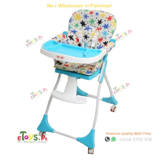 Baby High Chair with Wheels