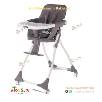 Baby High Chair with Wheels