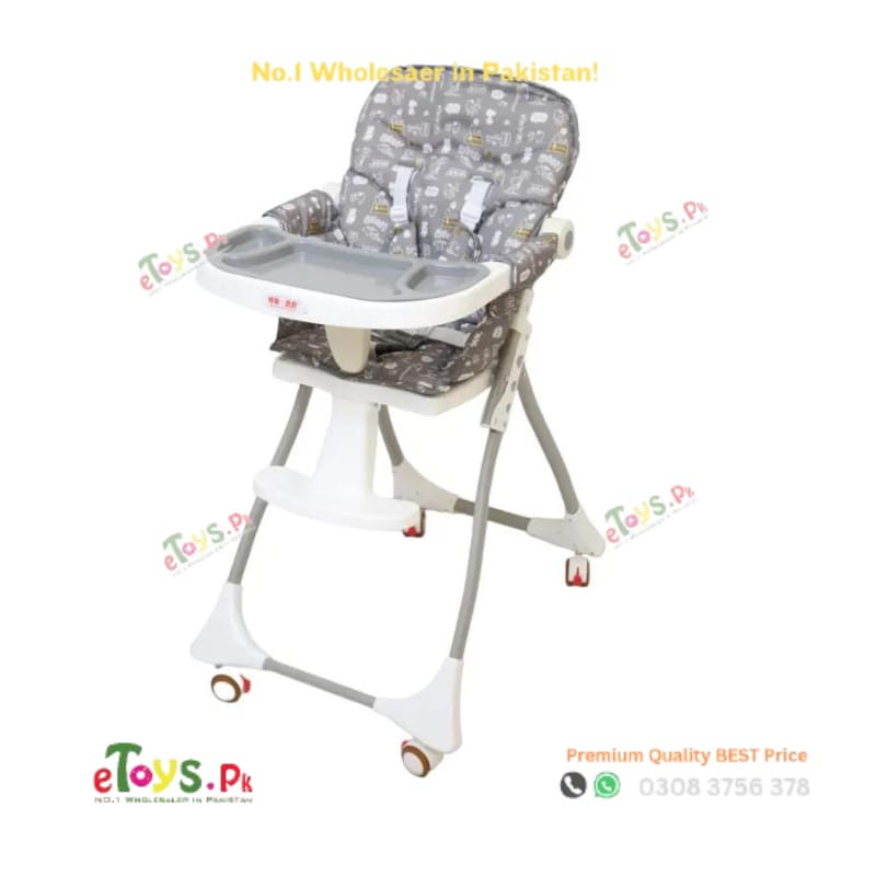 Baby High Chair with Wheels