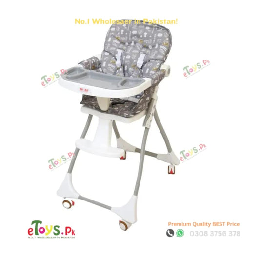 Baby High Chair with Wheels