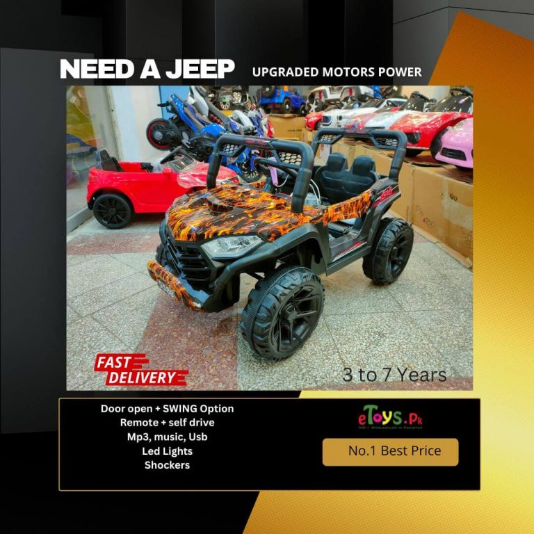 Remote Control Jeep For Kids