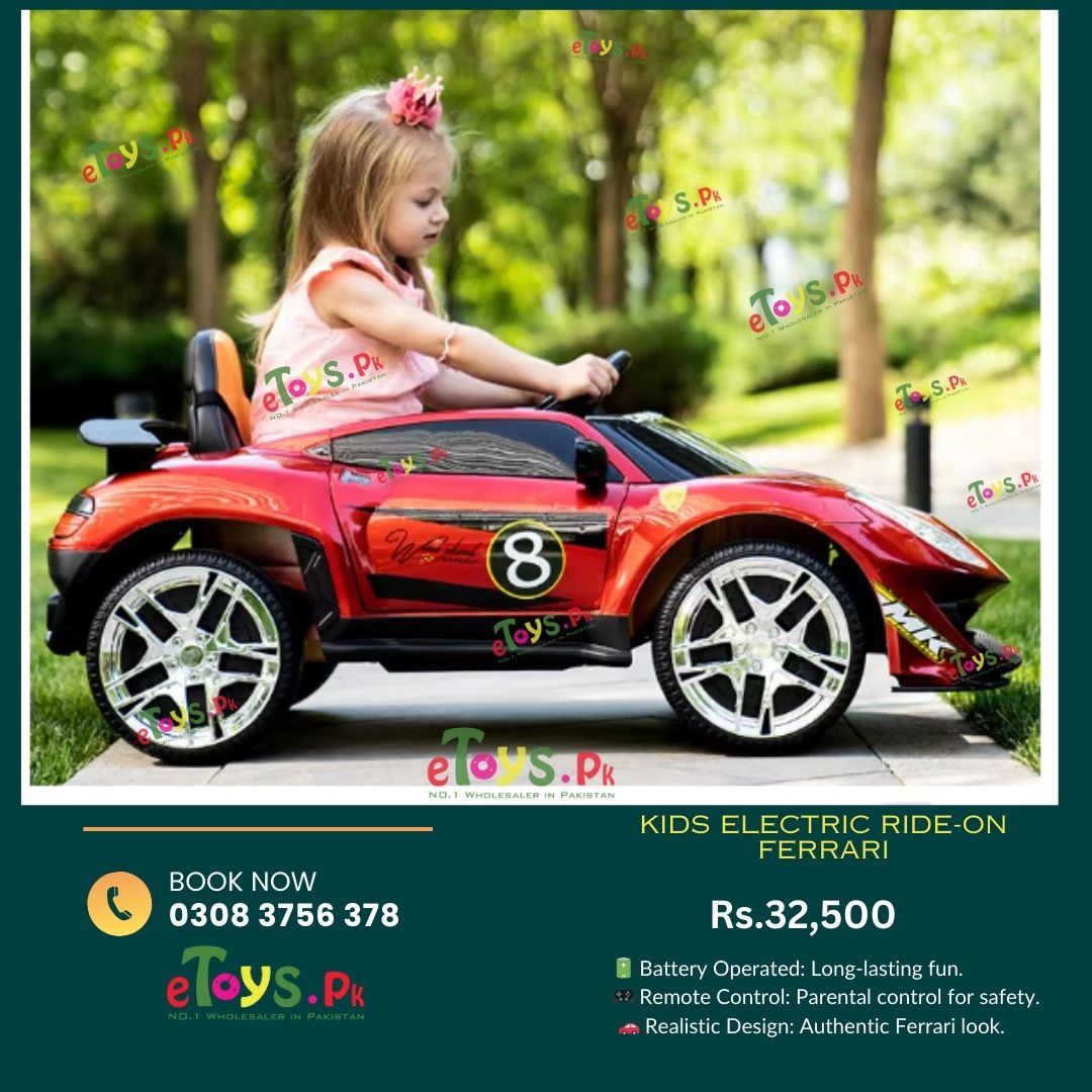 Ferrari Ride on Car with Parental Remote Control