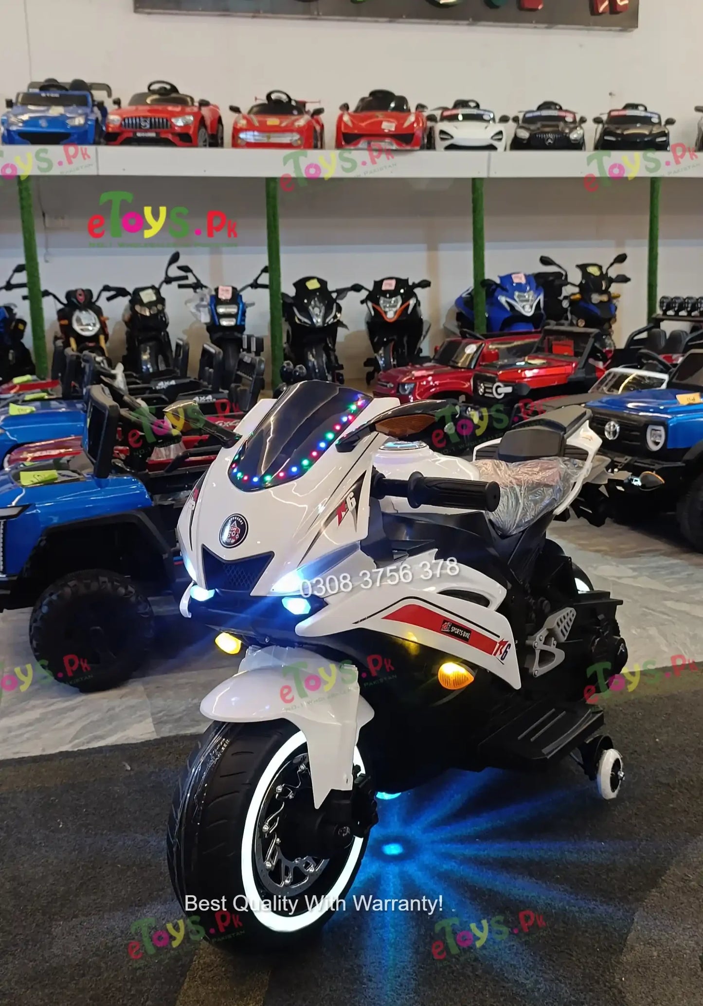 Kids Electric Bike R6 | 12V Battery | Ages 4–8
