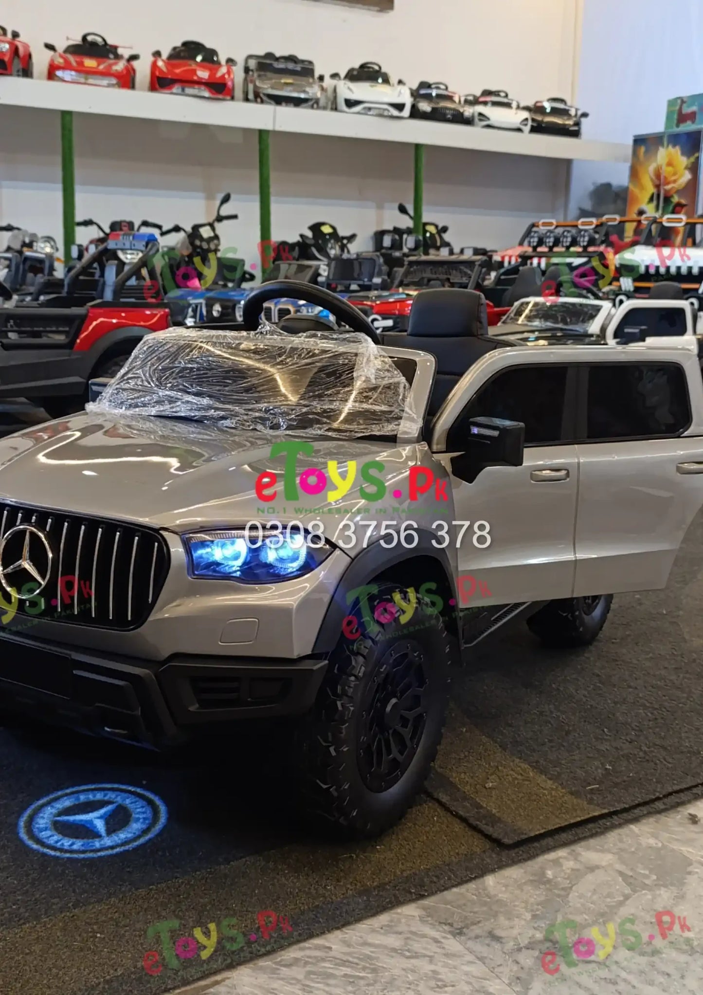 Mercedes Kids Car Dala Pakistan – 12V Pickup Ride On Jeep with Remote