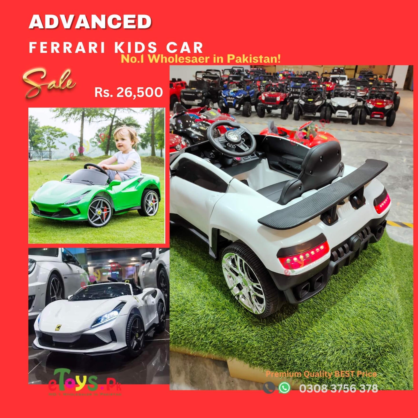 Kids Ferrari Car