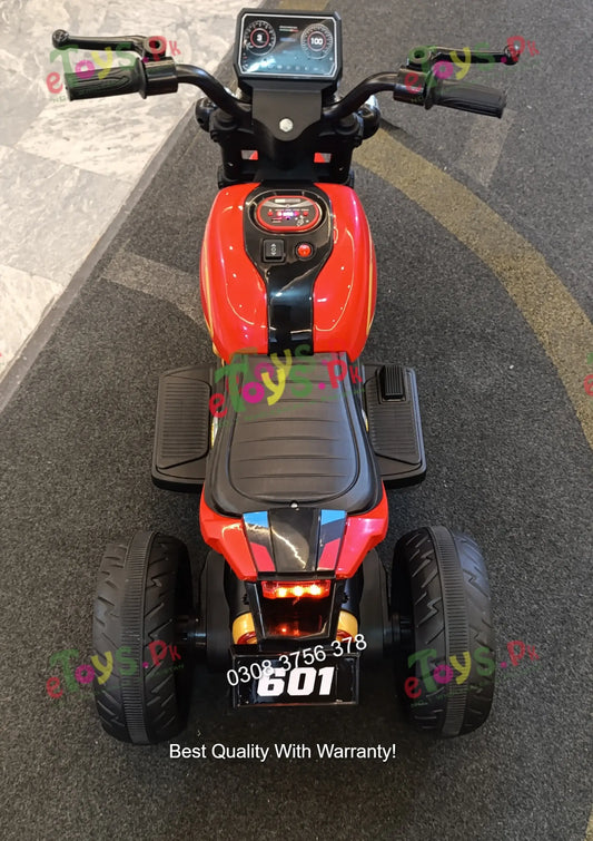 Kids Electric Ride-On Motorcycle Trike with LED Lights | eToys.Pk