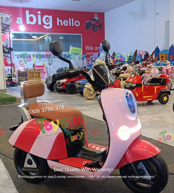 Kids Electric Scooter 12V – Pink