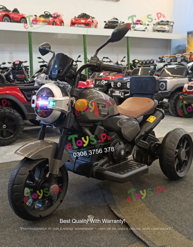 Kids Electric 3-Wheel Trike Motorcycle Grey