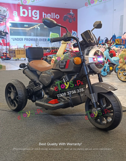 Kids Electric 3-Wheel Trike Motorcycle Grey