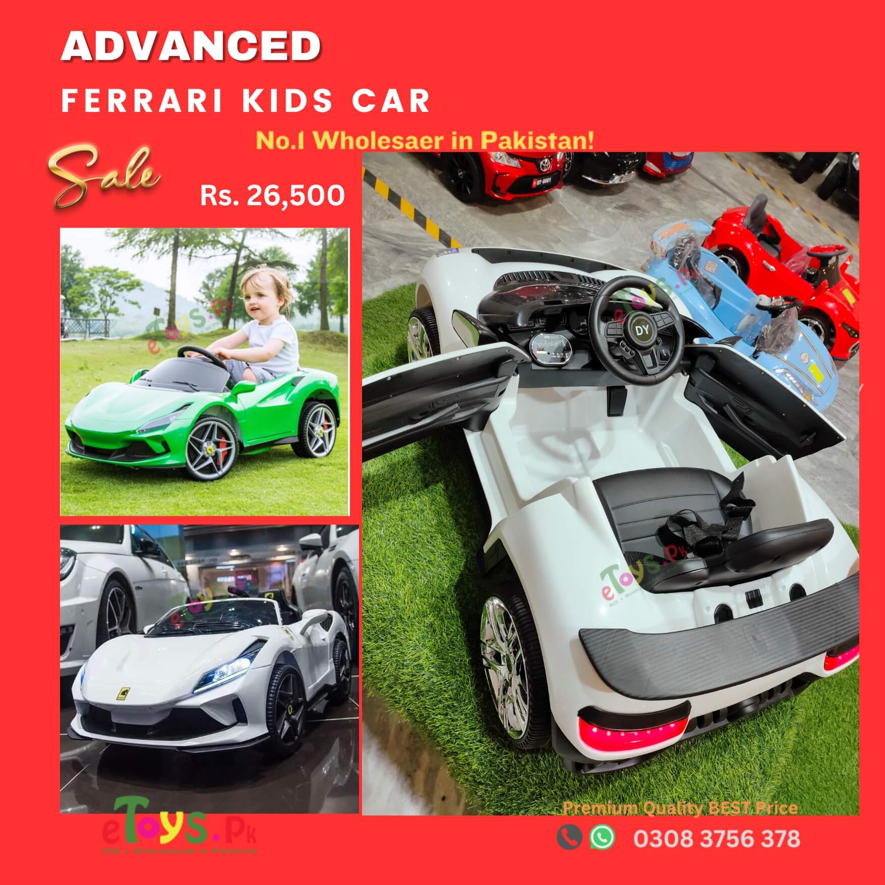 Kids Ferrari Car