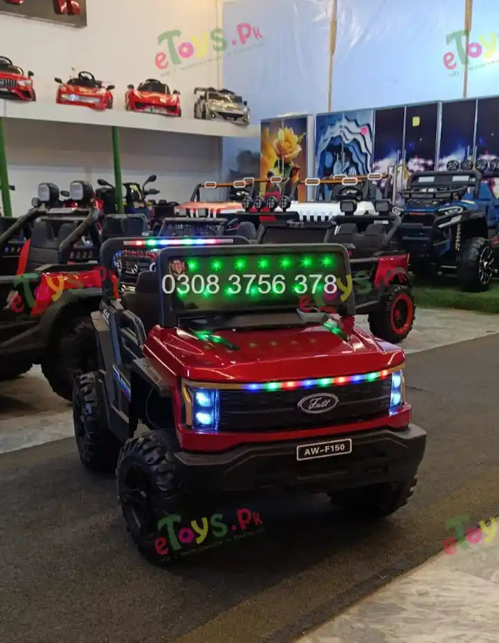 Kids Ford F150 Jeep – 12V Electric Ride-On Car with Remote Control
