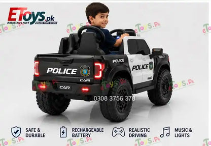Kids Electric Police Car Pickup Dala