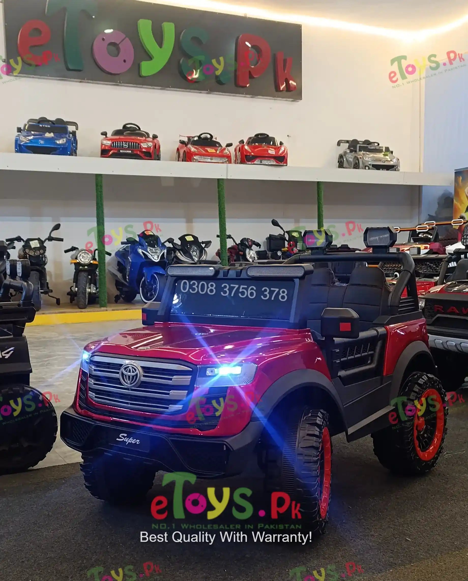 Kids V8 Toyota Style Jeep Price in Pakistan – New Model Luxury Electric Ride for Kids