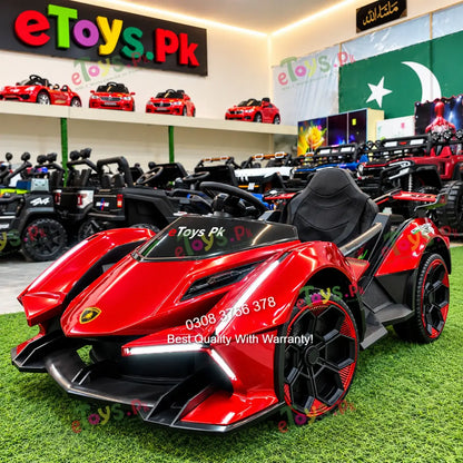 Parental remote control of Lamborghini kids electric car