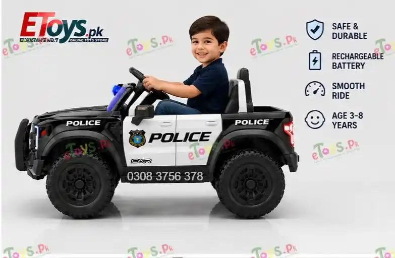 Kids Electric Police Car Pickup Dala
