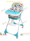 Baby High Chair with Wheels