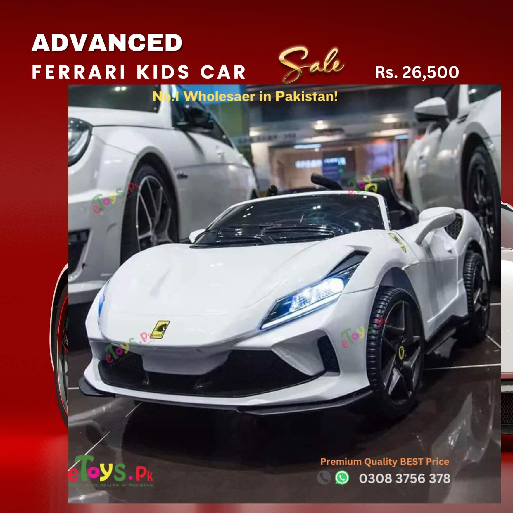 Kids Ferrari Car 4 Kids Ferrari Car - Image 3