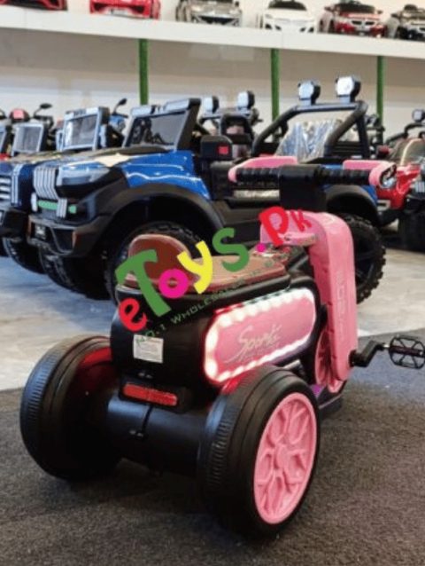 Dual Drive 2 in 1 Kids Electric Bike with Pedal 1 1