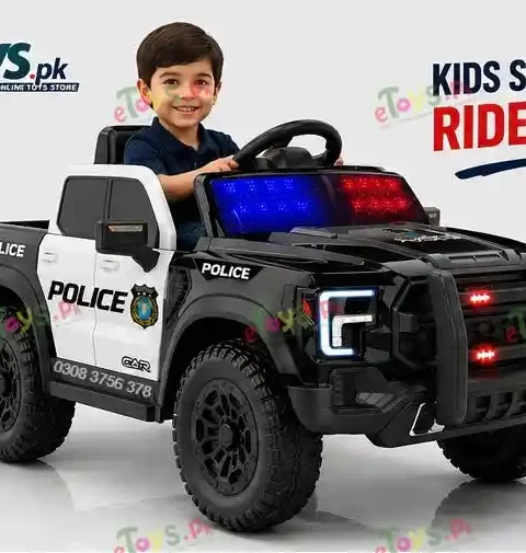 kids electric police car pickup dala