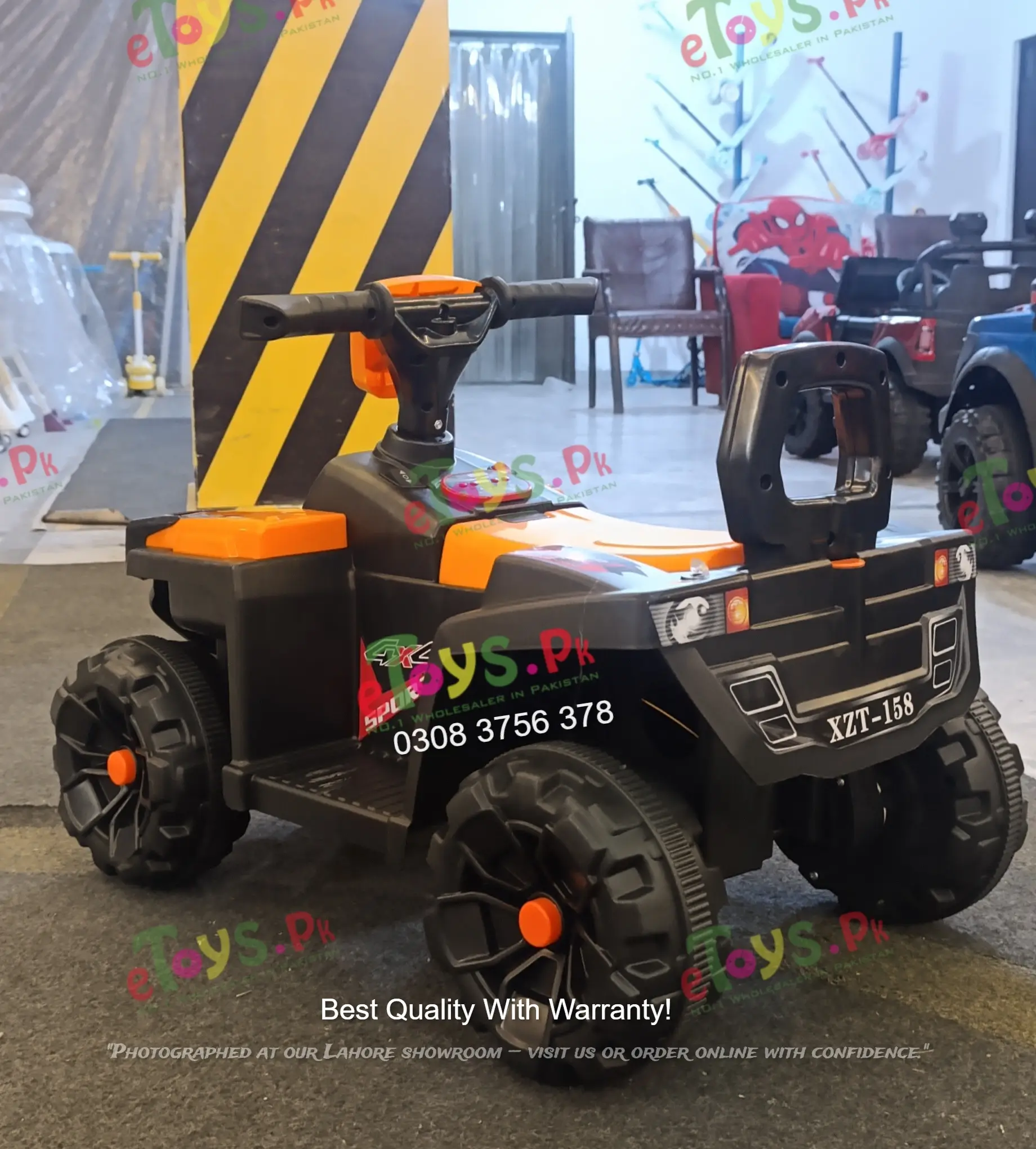 Kids Electric Quad Bike for Toddlers | 6V Battery Ride On ATV 4 Toddler Riding Electric Mini Quad Bike Outdoor