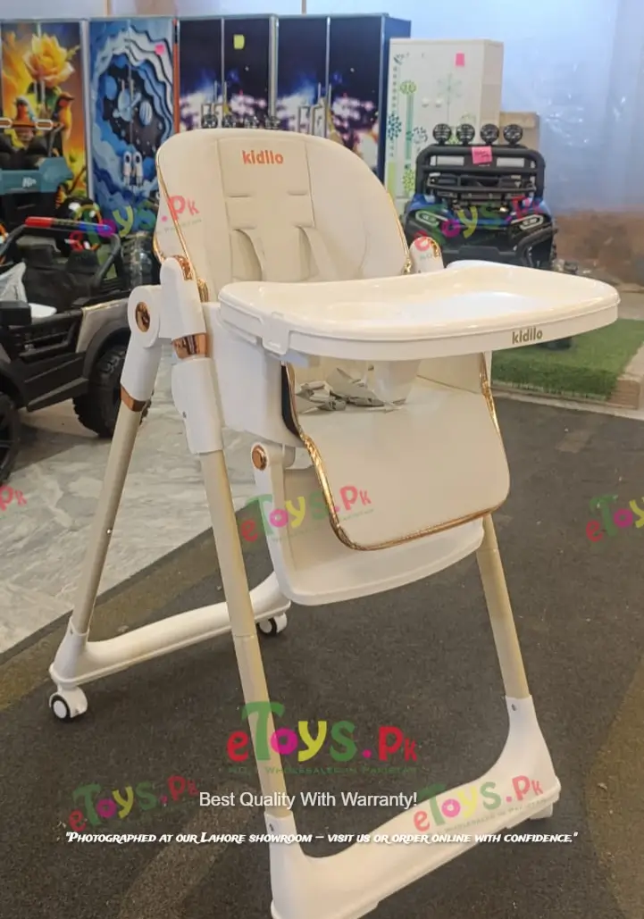 Kidilo High Chair 5 Point Safety Harness Close Up