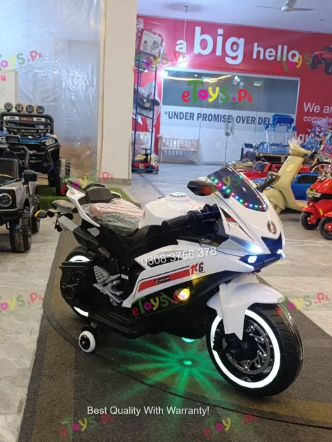 Kids Electric Bike R6 Side View