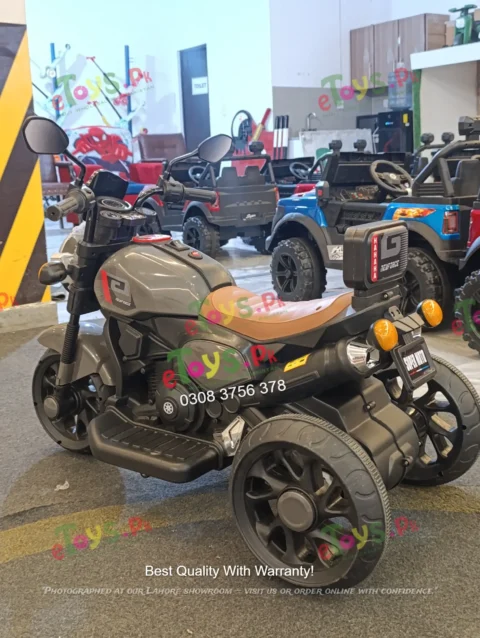 Kids Ride On Trike Motorcycle Side View