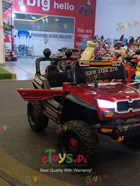 kids mini jeep with remote control parental safety feature